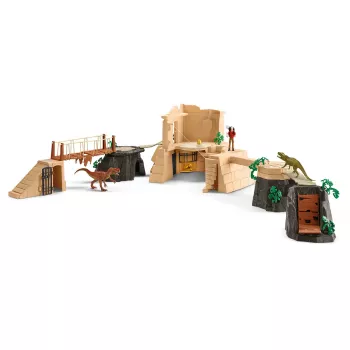 Set mega conquista del templo de los dinosaurios Schleich acción/aventura multicolor