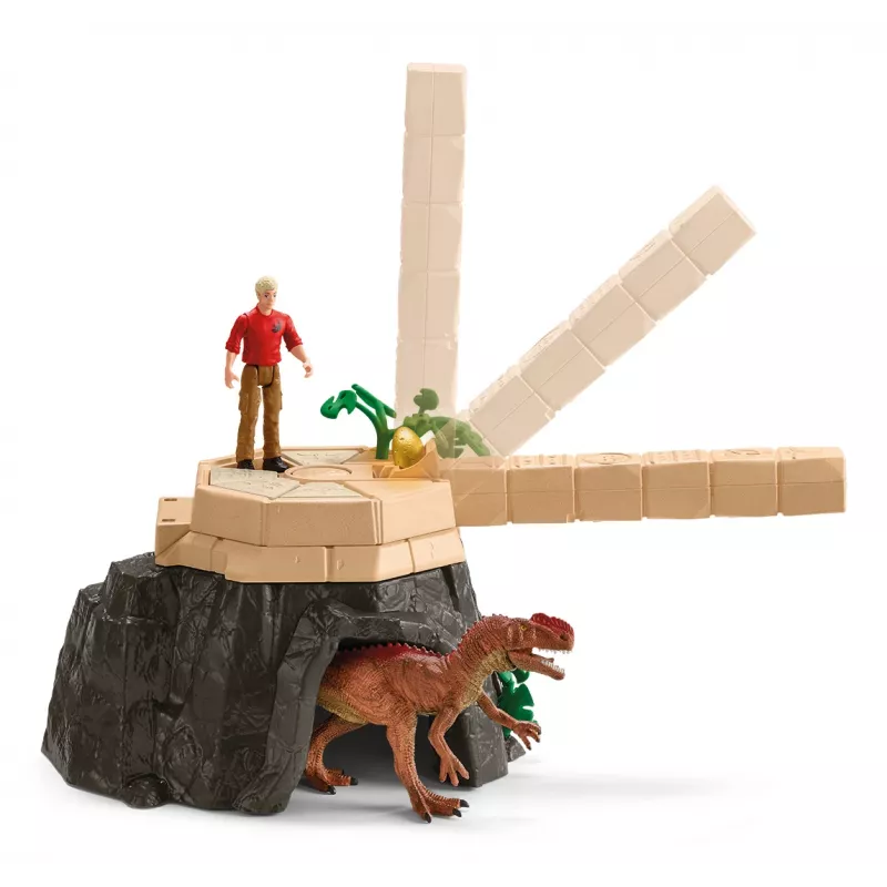 Set mega conquista del templo de los dinosaurios Schleich acción/aventura multicolor