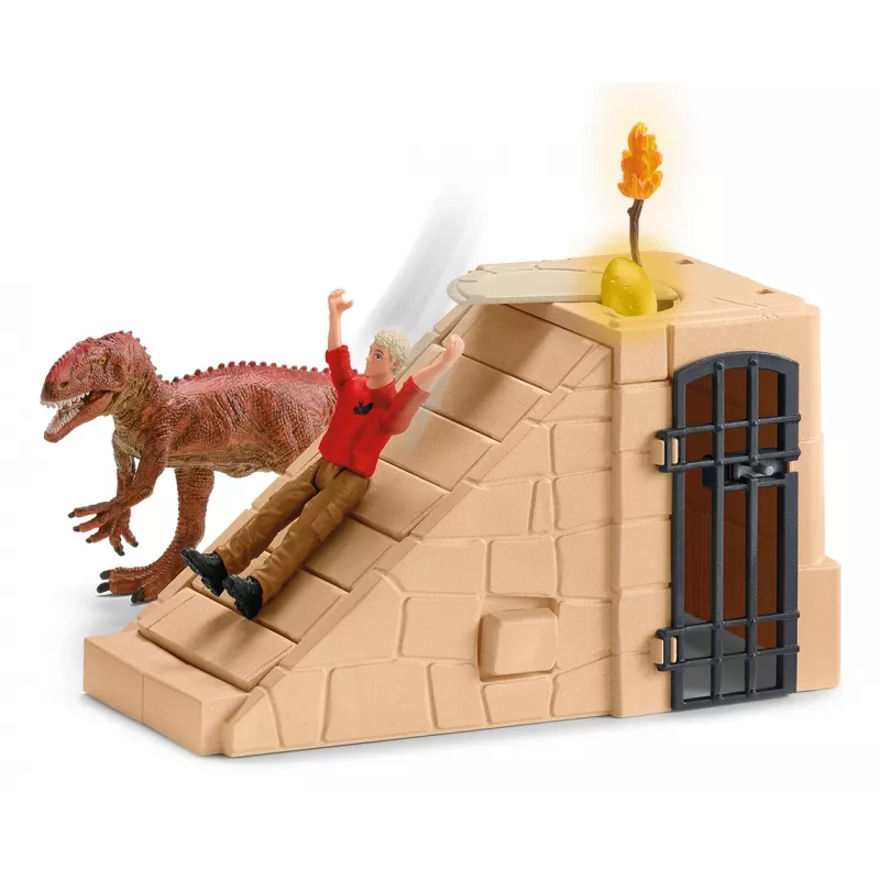 Set mega conquista del templo de los dinosaurios Schleich acción/aventura multicolor