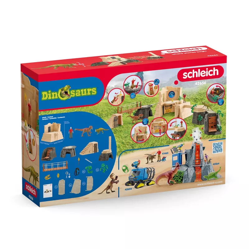 Set mega conquista del templo de los dinosaurios Schleich acción/aventura multicolor
