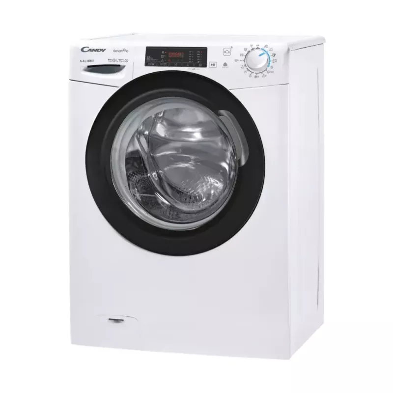 Lavadora-secadora Candy Smart Pro CSHW4645TWB3/1-S, de libre instalación carga frontal, 4 kg, 1400 rpm, clase de centrifugado B, blanco