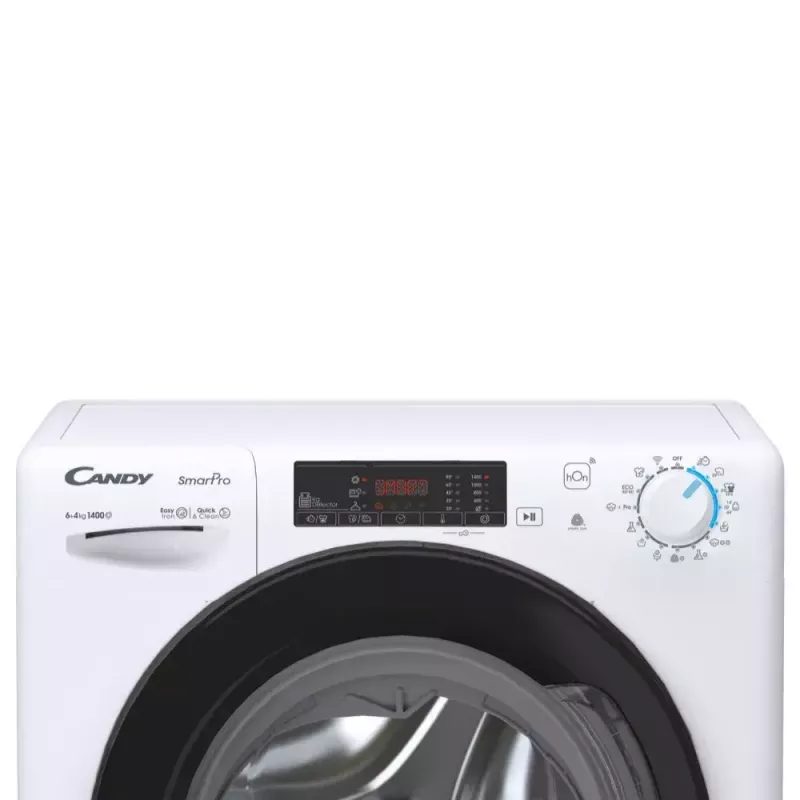 Lavadora-secadora Candy Smart Pro CSHW4645TWB3/1-S, de libre instalación carga frontal, 4 kg, 1400 rpm, clase de centrifugado B, blanco