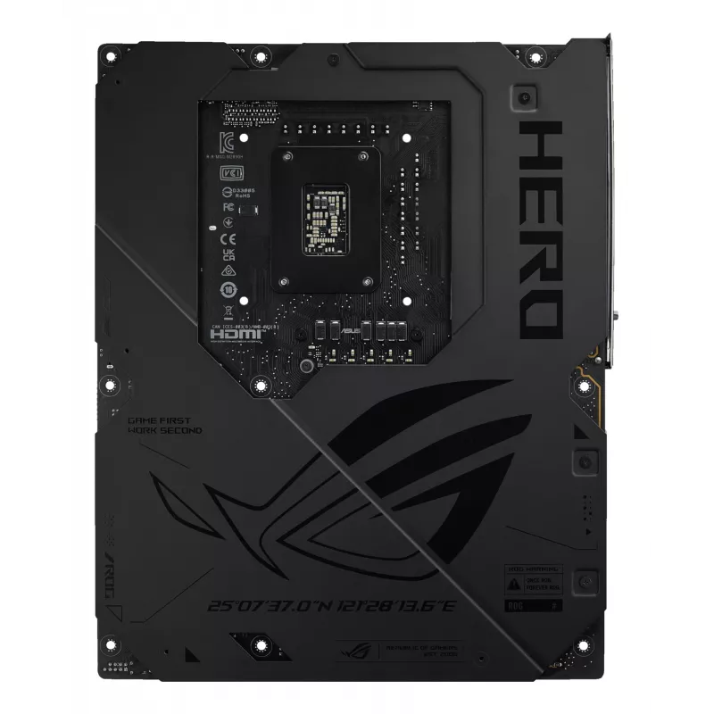 Placa base ASUS ROG MAXIMUS Z890 HERO — Intel Z890, LGA 1851, ATX, DDR5, 4 DIMM, 6x M.2, Wi‑Fi 7, LAN 2,5 Gb