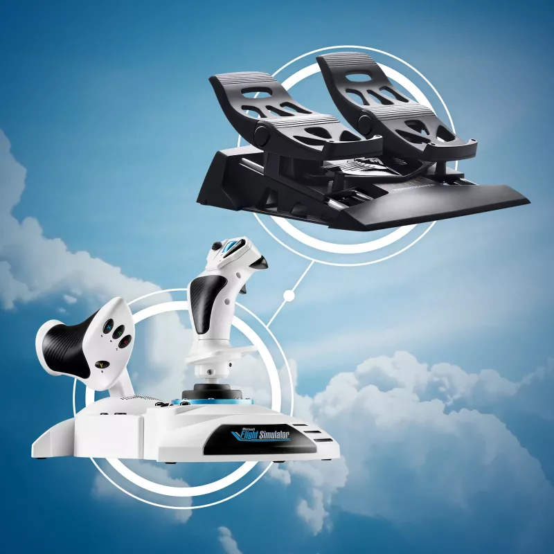 Joystick Thrustmaster T.Flight Hotas One Microsoft Flight Simulator Edition USB negro blanco