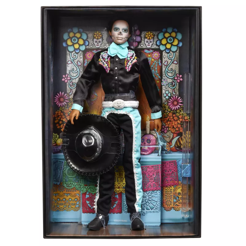 Muñeca de moda Mattel Barbie Ken Día de Muertos multicolor 3+