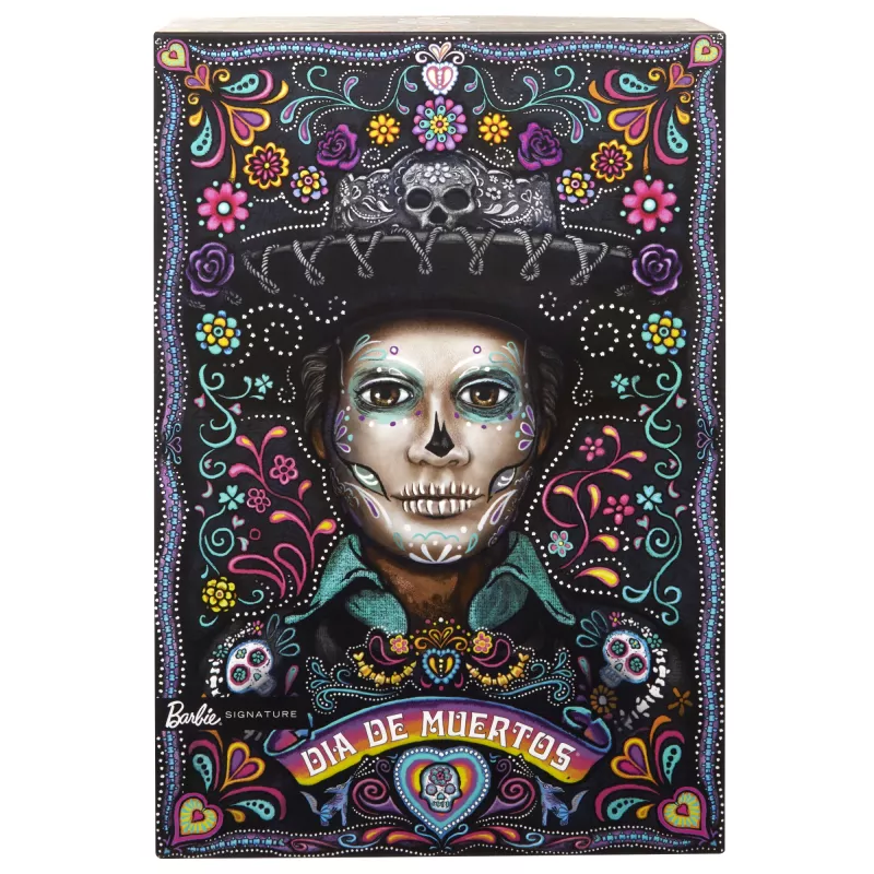 Muñeca de moda Mattel Barbie Ken Día de Muertos multicolor 3+