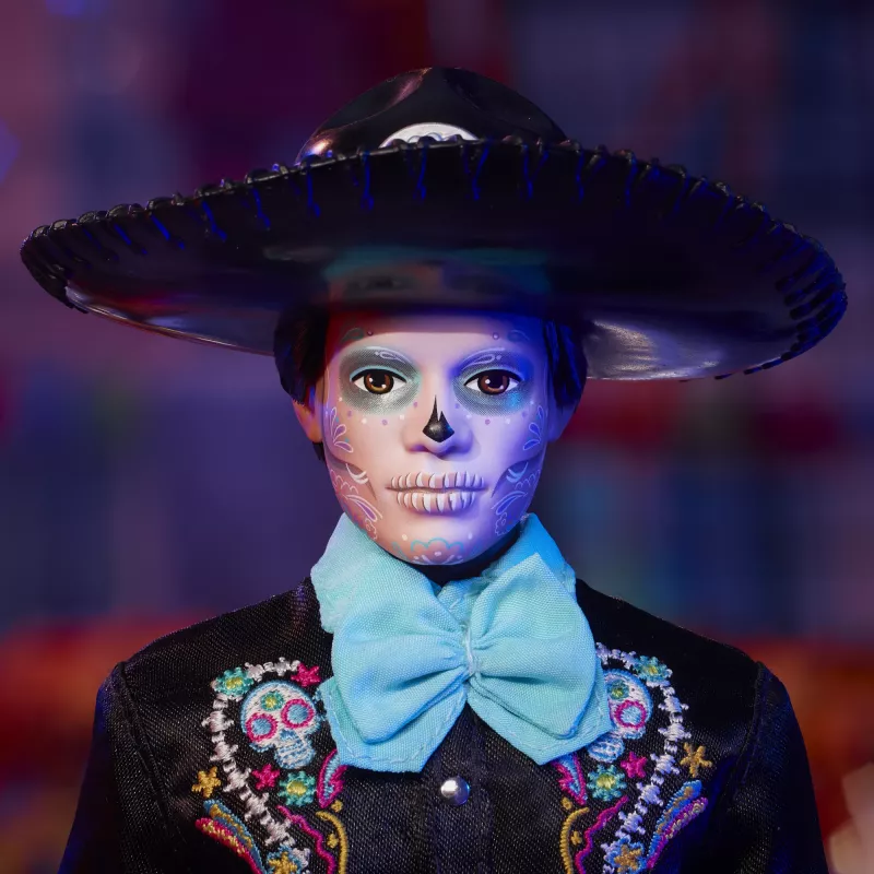 Muñeca de moda Mattel Barbie Ken Día de Muertos multicolor 3+