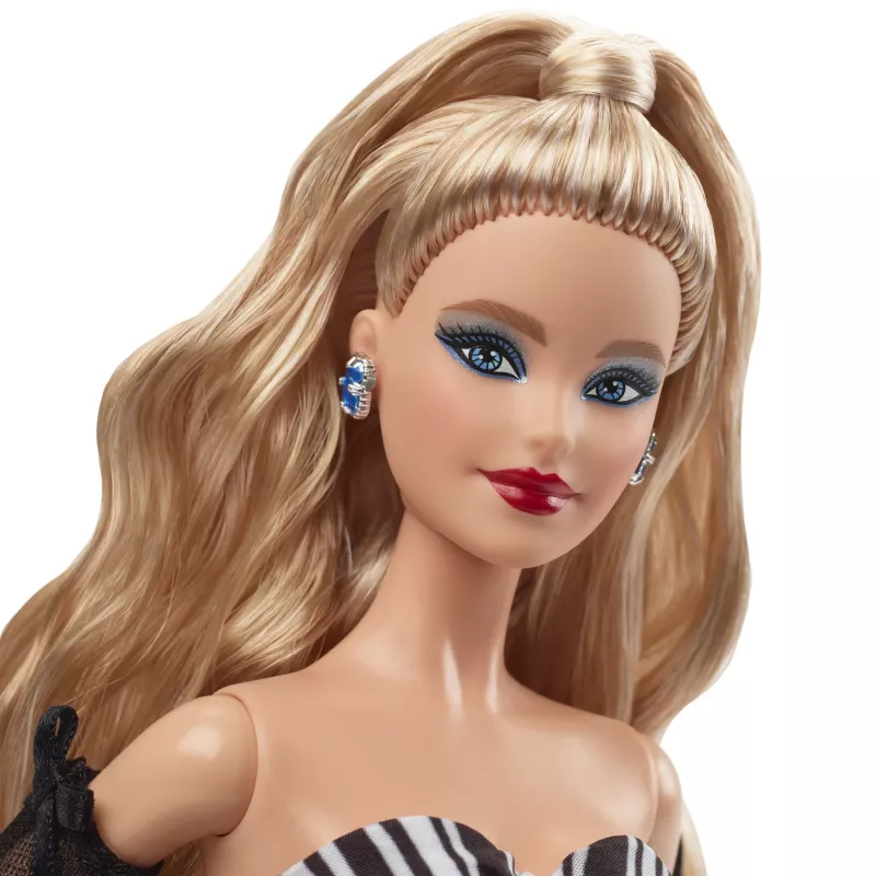 Muñeca Barbie Signature 65TH Blue Sapphire Jubilee, muñeca de moda, mujer, 6 años, 330.2 mm, 370 g, multicolor