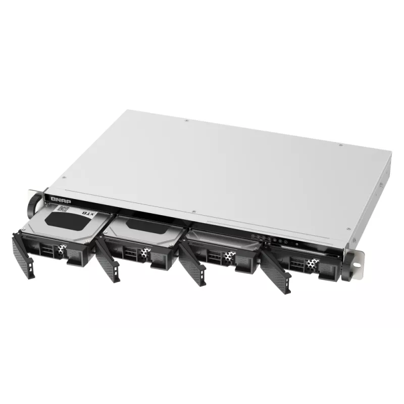 QNAP TS-433eU NAS rack (1U) Cortex-A Cortex-A55 4 GB 0 TB QNAP Turbo System negro