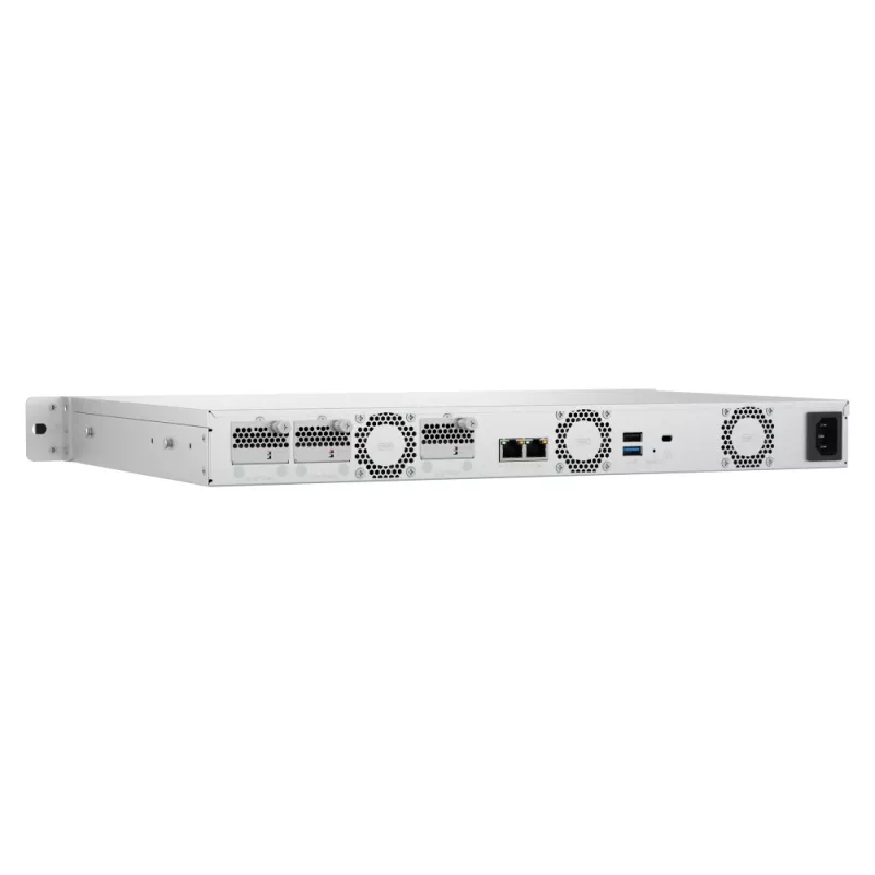 QNAP TS-h765eU NAS rack (1U) Intel Atom® 8 GB DDR5 QuTS hero Black, gris