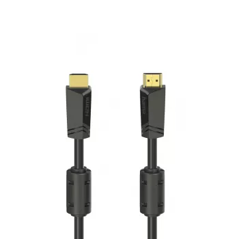 Hama Cable HDMI High-Speed, conector macho - conector macho, 4K, Ethernet, dorado, 10,0 m
