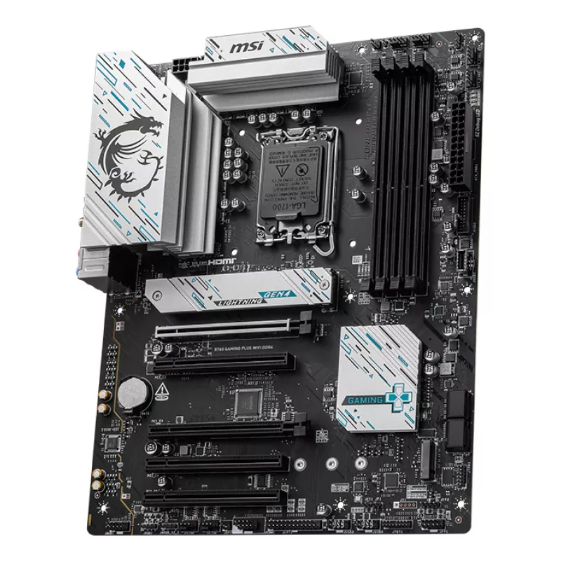 MSI B760 GAMING PLUS WIFI DDR4 Placa base Intel B760 LGA 1700 ATX