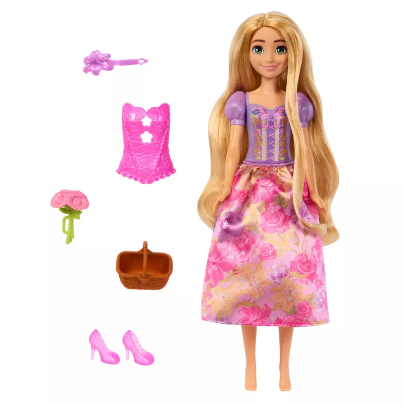 Mattel Disney Princess HTV86 set de muñeca de moda Rapunzel