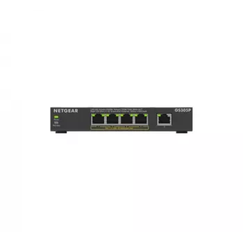 NETGEAR GS305Pv3 Gigabit Ethernet (10/100/1000) no gestionado Power over Ethernet (PoE) negro