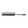 DIGITUS Estación de acoplamiento de viaje USB-C, 7 puertos - HDMI / 2x USB-A 3.2 Gen 1 / GbE / SD / MicroSD - 100W USB-C Power Delivery