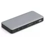 DIGITUS Estación de acoplamiento USB-C, 11 puertos - 2x HDMI / DP / 2x USB-A 3.2 Gen 2 / USB-C 3.2 Gen 2 / GbE / SD / MicroSD / conector hembra DC - máx. 150 vatios / 3,5 mm