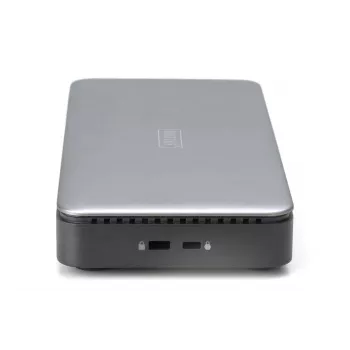 DIGITUS Estación de acoplamiento USB-C, 11 puertos - 2x HDMI / DP / 2x USB-A 3.2 Gen 2 / USB-C 3.2 Gen 2 / GbE / SD / MicroSD / conector hembra DC - máx. 150 vatios / 3,5 mm
