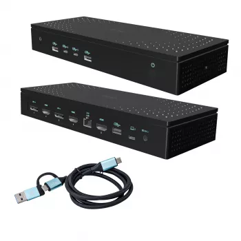 i-tec Estación de acoplamiento universal 5x 4K/60Hz Display + Power Delivery 100W