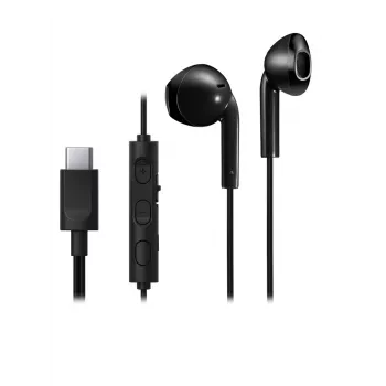 JVC Type C In Ear Wired negro, cableado, llamadas/música, 16.6 g, auriculares, negro