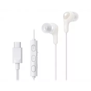 Auriculares JVC HA-FR9UC cableados in-ear llamadas/música USB Type-C blanco