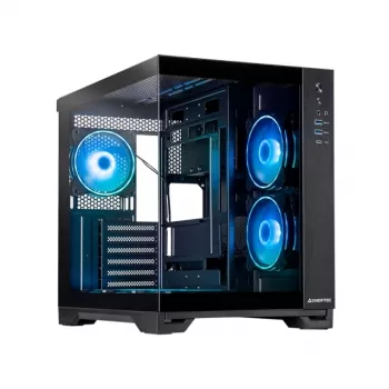 Chieftec Visio GM-30B-TG-OP negro cristal templado x 2 cubo negro