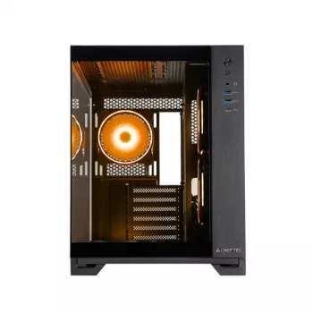 Chieftec Visio GM-30B-TG-OP negro cristal templado x 2 cubo negro