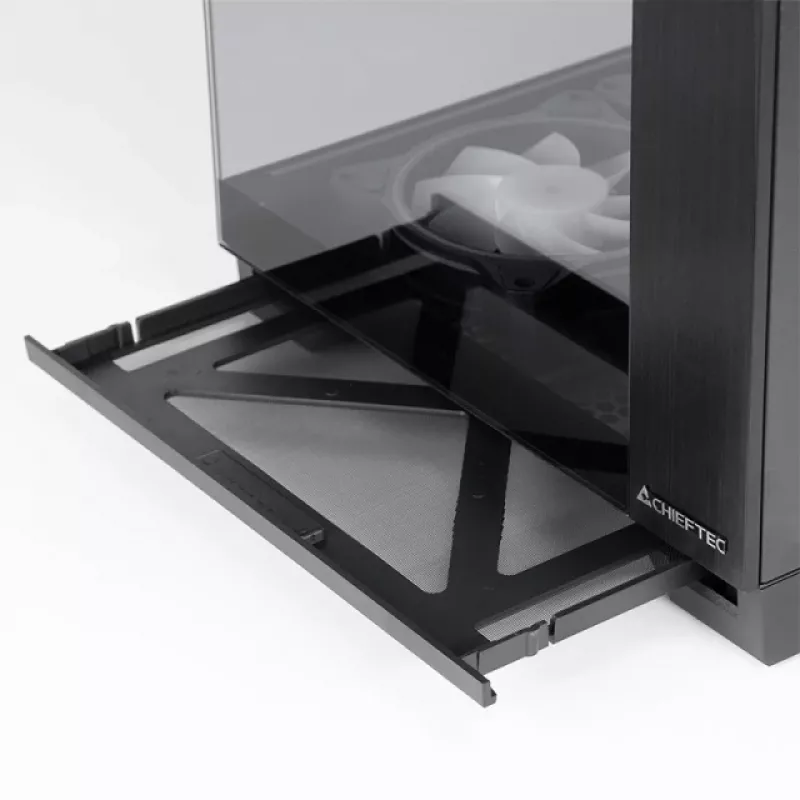 Chieftec Visio GM-30B-TG-OP negro cristal templado x 2 cubo negro