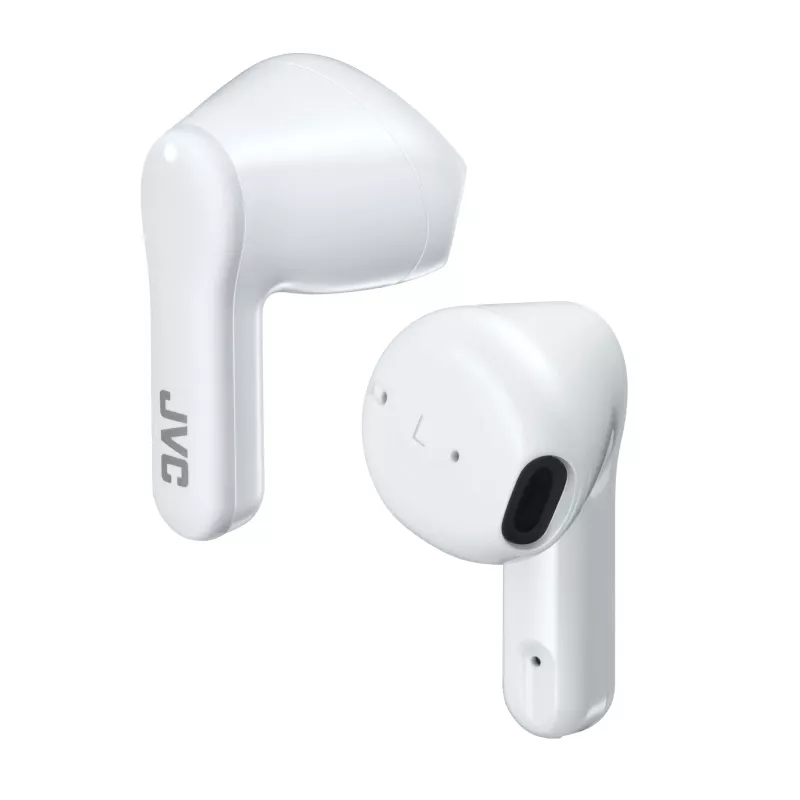 JVC HA-A3T auriculares intraurales true wireless, Bluetooth 5.1, IPX4, hasta 22 h, 20 - 20000 Hz, blancos