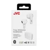JVC HA-A3T auriculares intraurales true wireless, Bluetooth 5.1, IPX4, hasta 22 h, 20 - 20000 Hz, blancos