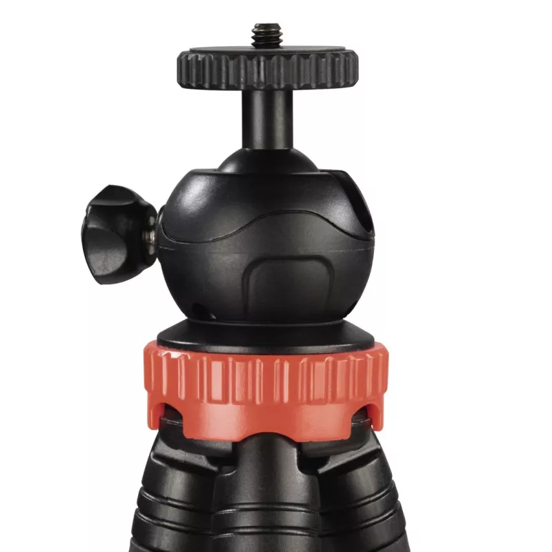 Hama Traveller Pro trípode smartphone/action-cámara 3 patas negro, rojo