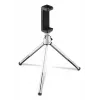 Hama Fancy 2en1 mini trípode para móvil y cámara (¼), trípode de viaje, 16 cm, plata