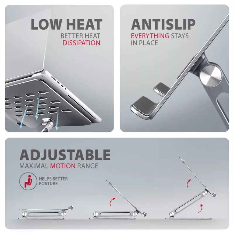 Axagon STND-LQ soporte para portátiles y tablets 10