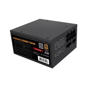 Fuente de alimentación GEMBIRD Fornax Power 750W ATX 80 PLUS Gold modular ventilador 12 cm EPS 4+4pin PCIe 6+2pin conectores SATA