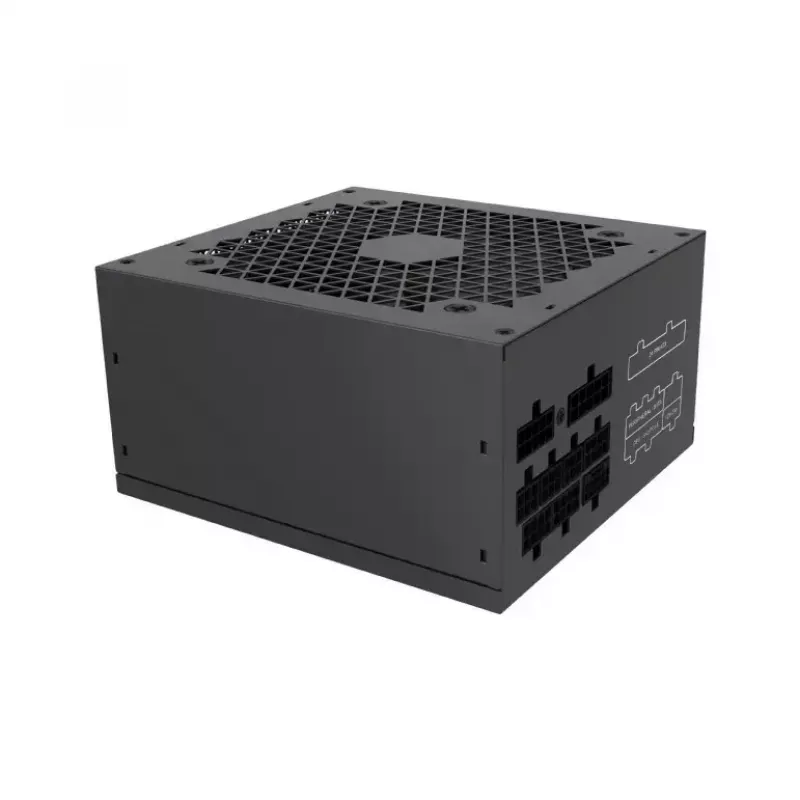 Fuente de alimentación GEMBIRD Fornax Power 750W ATX 80 PLUS Gold modular ventilador 12 cm EPS 4+4pin PCIe 6+2pin conectores SATA