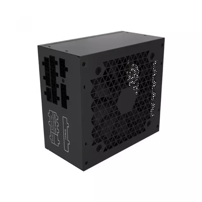 Fuente de alimentación GEMBIRD Fornax Power 750W ATX 80 PLUS Gold modular ventilador 12 cm EPS 4+4pin PCIe 6+2pin conectores SATA