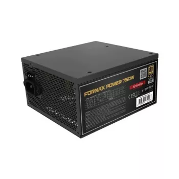 Fuente de alimentación GEMBIRD Fornax Power 750W ATX 80 PLUS Gold modular ventilador 12 cm EPS 4+4pin PCIe 6+2pin conectores SATA