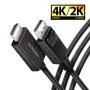 Axagon RVD-HI20C2 cable DisplayPort -> HDMI 2.0b 1,8m, 4K/60Hz