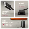 Axagon RVD-HI20N adaptador DisplayPort -> HDMI 2.0b, 4K/60Hz