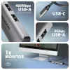 Axagon HMC-H3A hub USB 5Gbps, 3x USB-A, HDMI 4k/30Hz, cable USB-C de 15cm