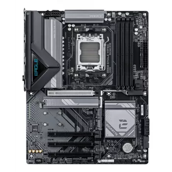GIGABYTE B850 EAGLE WIFI6E placa base - CPUs AMD Ryzen Serie 9000, VRM digital de 8+2+2 fases, hasta 8200MHz DDR5 (OC), 1xPCIe 5.0 + 2xPCIe 4.0 M.2, GbE LAN, WIFI 6E, USB 3.2 Gen 2