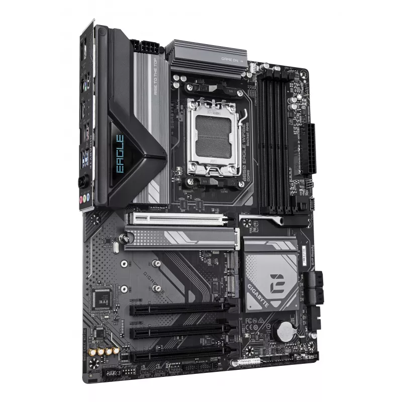 GIGABYTE B850 EAGLE WIFI6E placa base - CPUs AMD Ryzen Serie 9000, VRM digital de 8+2+2 fases, hasta 8200MHz DDR5 (OC), 1xPCIe 5.0 + 2xPCIe 4.0 M.2, GbE LAN, WIFI 6E, USB 3.2 Gen 2