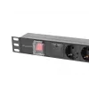 PDU Lanberg PDU-06F-0200-BK 6 salidas AC 1U Negra