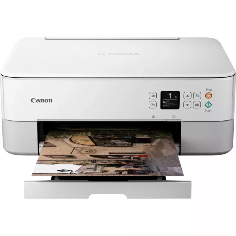 Canon PIXMA TS5351i 4462C106 impresora multifunción de inyección de tinta a color 3 en 1, A4, 4800 x 1200 DPI, Wi-Fi, doble cara, blanca