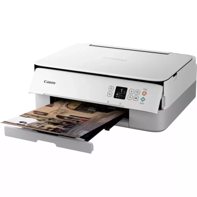 Canon PIXMA TS5351i 4462C106 impresora multifunción de inyección de tinta a color 3 en 1, A4, 4800 x 1200 DPI, Wi-Fi, doble cara, blanca
