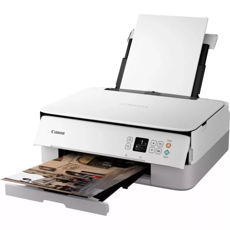 Canon PIXMA TS5351i 4462C106 impresora multifunción de inyección de tinta a color 3 en 1, A4, 4800 x 1200 DPI, Wi-Fi, doble cara, blanca