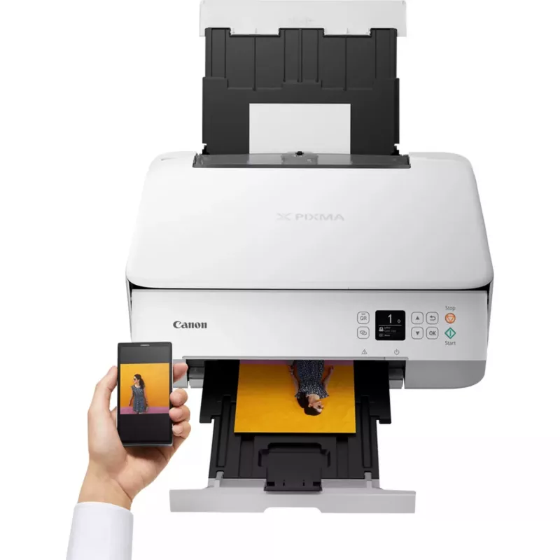 Canon PIXMA TS5351i 4462C106 impresora multifunción de inyección de tinta a color 3 en 1, A4, 4800 x 1200 DPI, Wi-Fi, doble cara, blanca