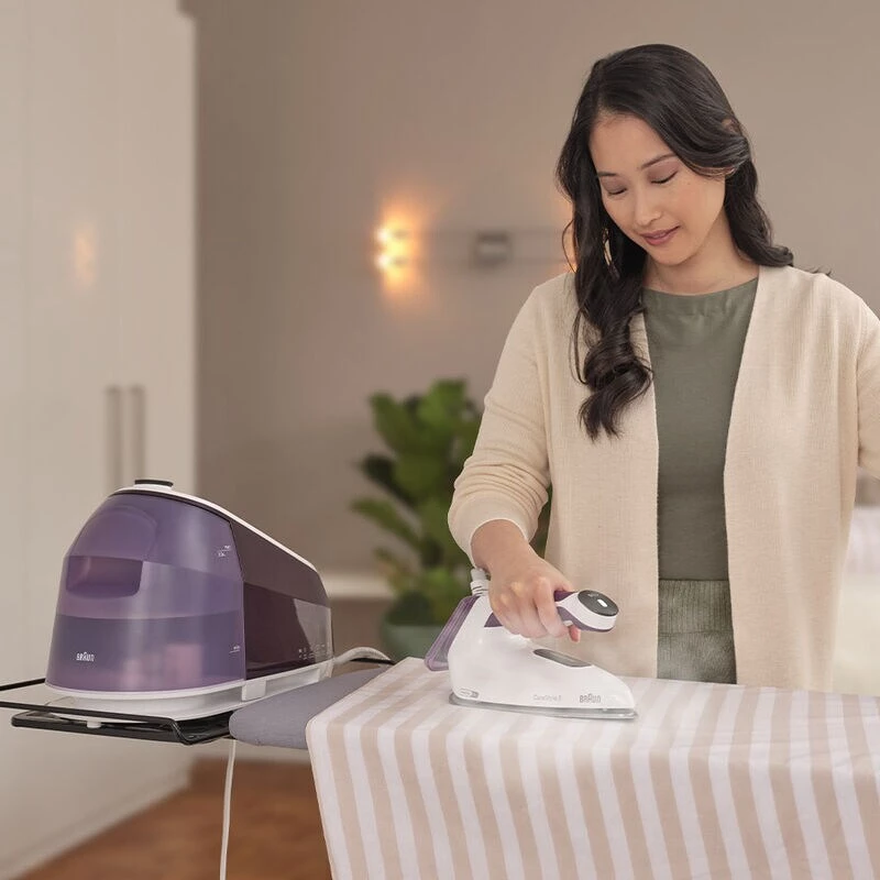 Braun CareStyle 5 IS5247VI 2400 W 2 L suela EloxalPlus Violeta, Blanco