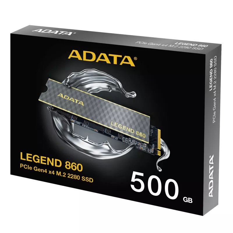 ADATA LEGEND 860 SLEG-860-500GCS unidad de estado sólido interna 500 GB M.2 PCI Express 4.0 NVMe 3D NAND