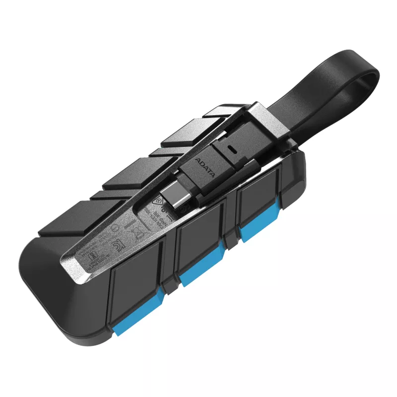 ADATA SC740 1 TB USB Type-C 3.2 Gen 2 (3.1 Gen 2) Negro, Blue