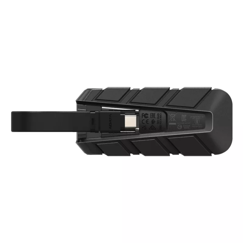 ADATA SSD externo SC740 2TB Plug&Go Blue 1050/1000 MIL.STD USB Type-C 3.2 Gen 2 (3.1 Gen 2) Negro, Azul
